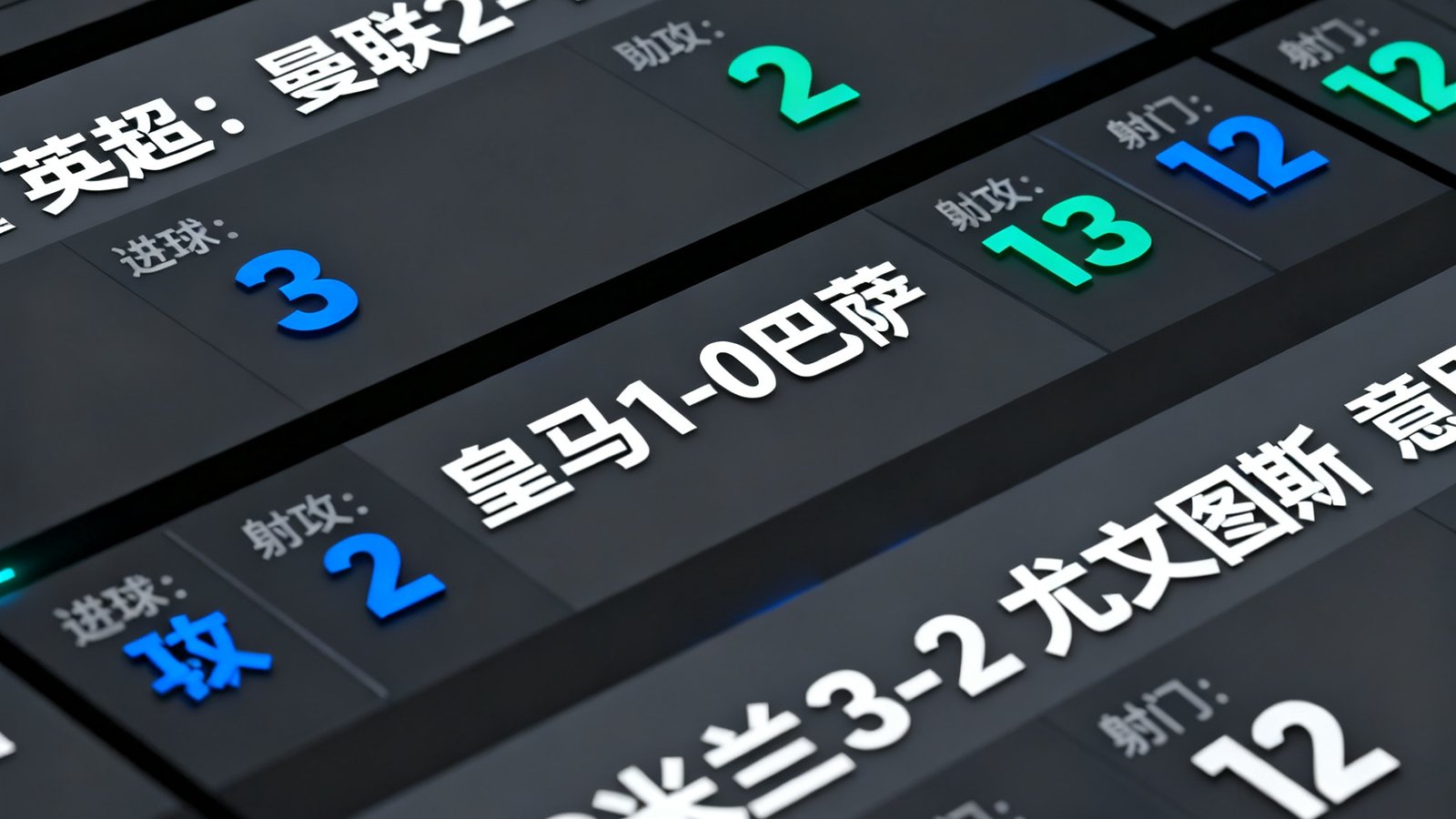 熊猫体育实时比分数据面板，显示多场比赛的即时比分和统计数据